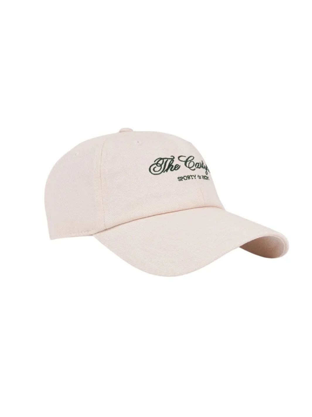 Sporty & Rich Accessories Cap | The Carlyle Souvenir Cotton Hat Cream