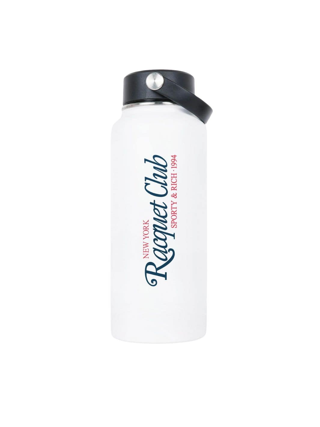 Sporty & Rich Accessories Flaske | 94 Racquet Club Bottle White/Navy