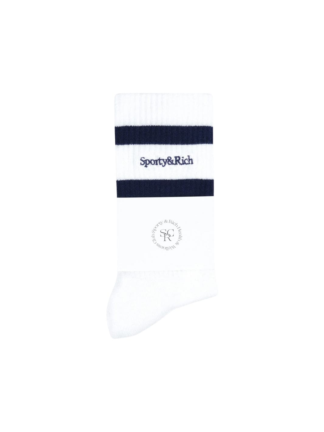 Sporty & Rich Accessories Sokker | Serif Logo Socks White