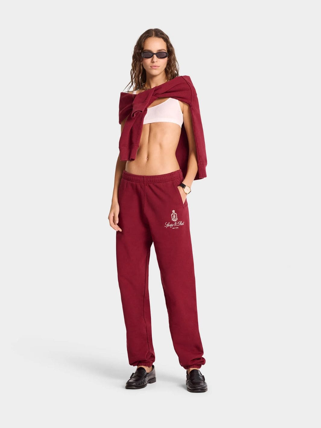 Sporty & Rich Bukser Joggebukse | Vendome Embroidered Sweatpant