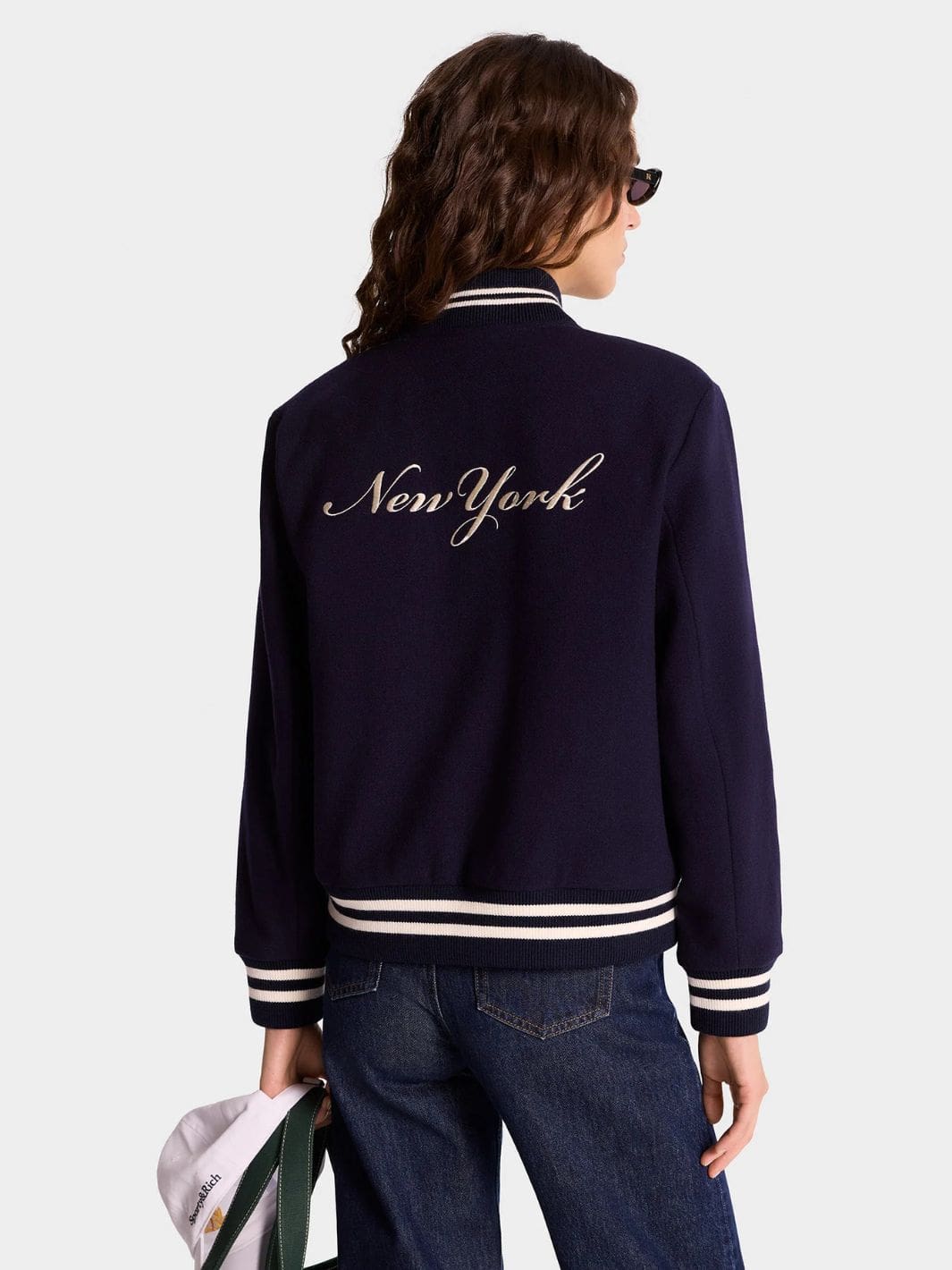 Sporty & Rich Jackets Jakke |  Syracuse Wool Varsity Jacket