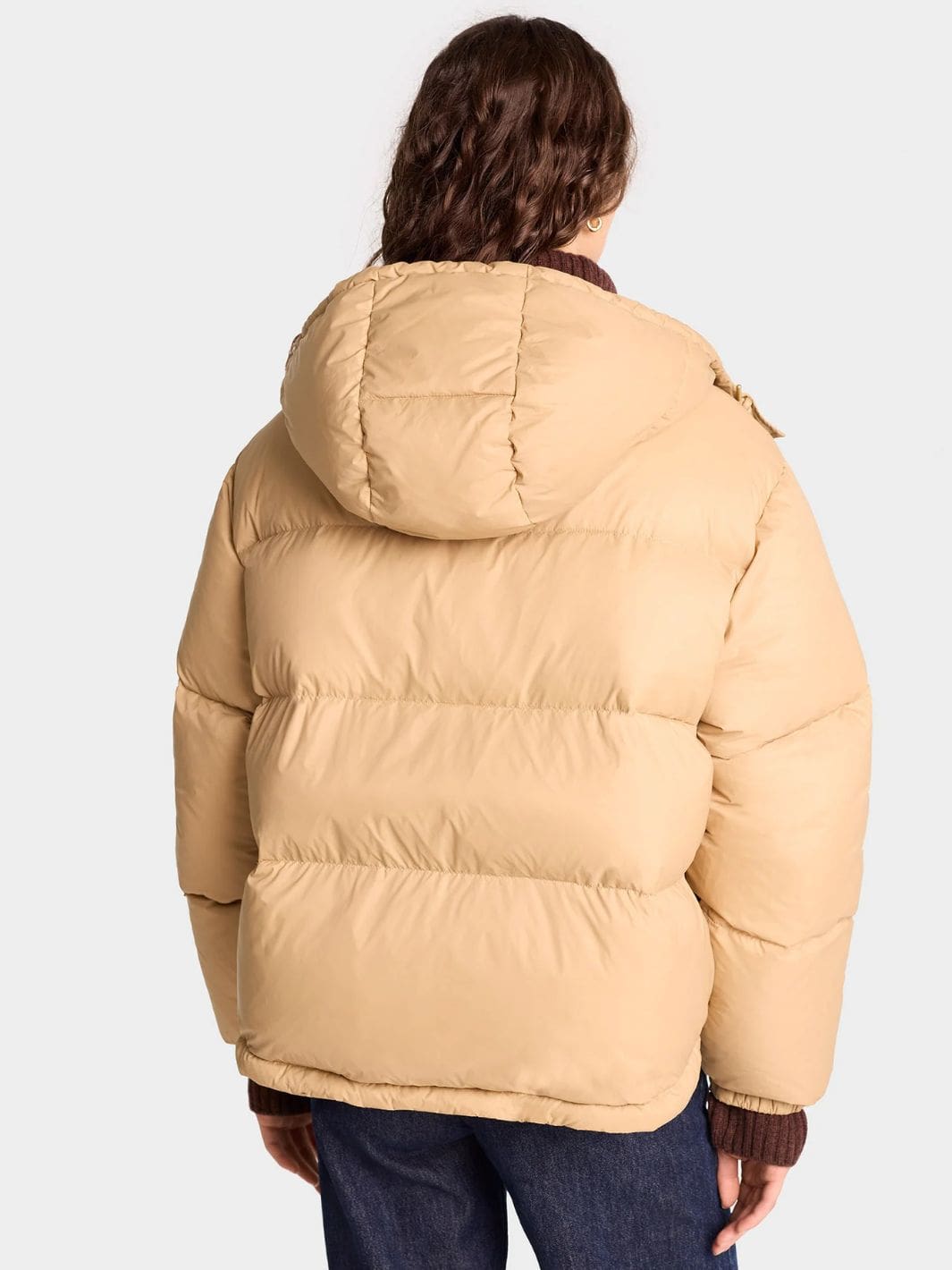 Sporty & Rich Outerwear Jakke | Crown Logo Hooded Puffer Jacket