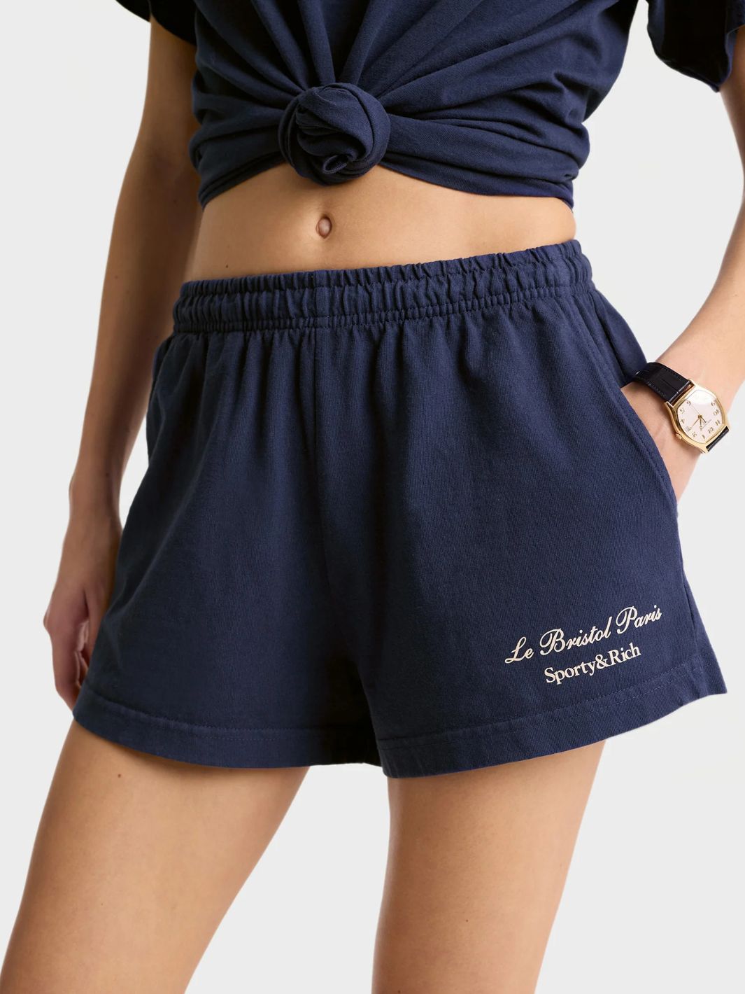 Sporty & Rich Shorts Shorts | Faubourg Disco Short Navy