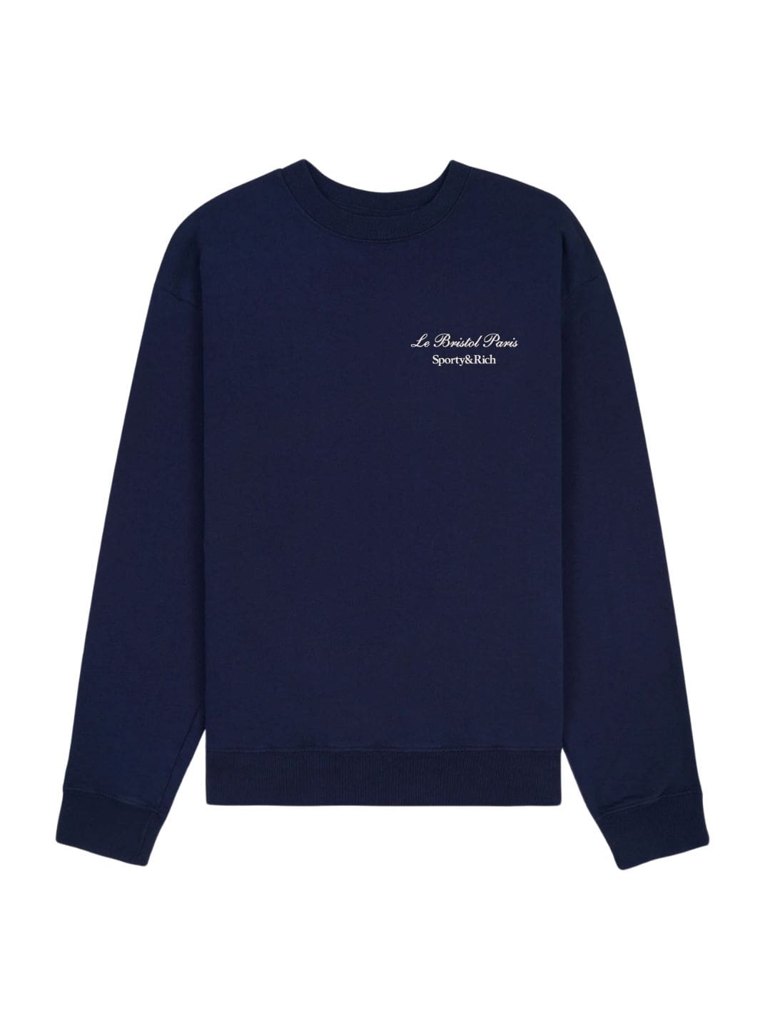 Sporty & Rich Sweaters Genser | Faubourg Crewneck Navy