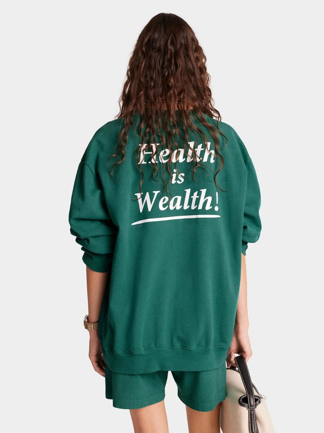 Sporty & Rich Sweaters Genser | Health Is Wealth Crewneck