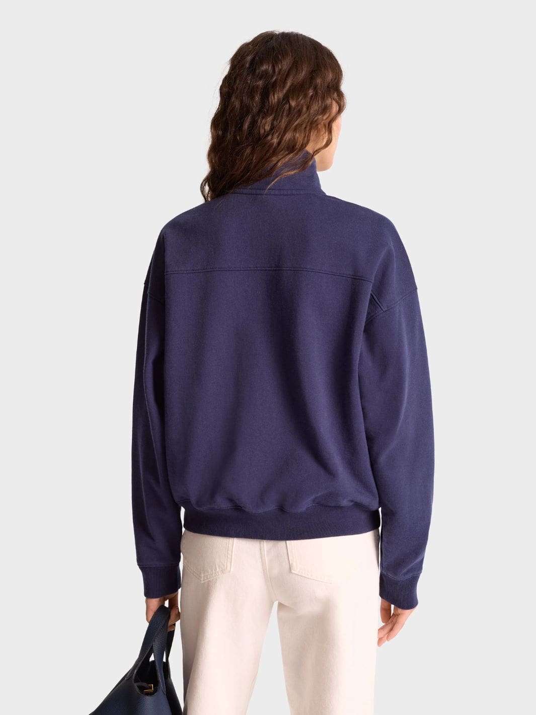 Sporty & Rich Sweaters Genser | Vendome Embroidered Quarter Zip