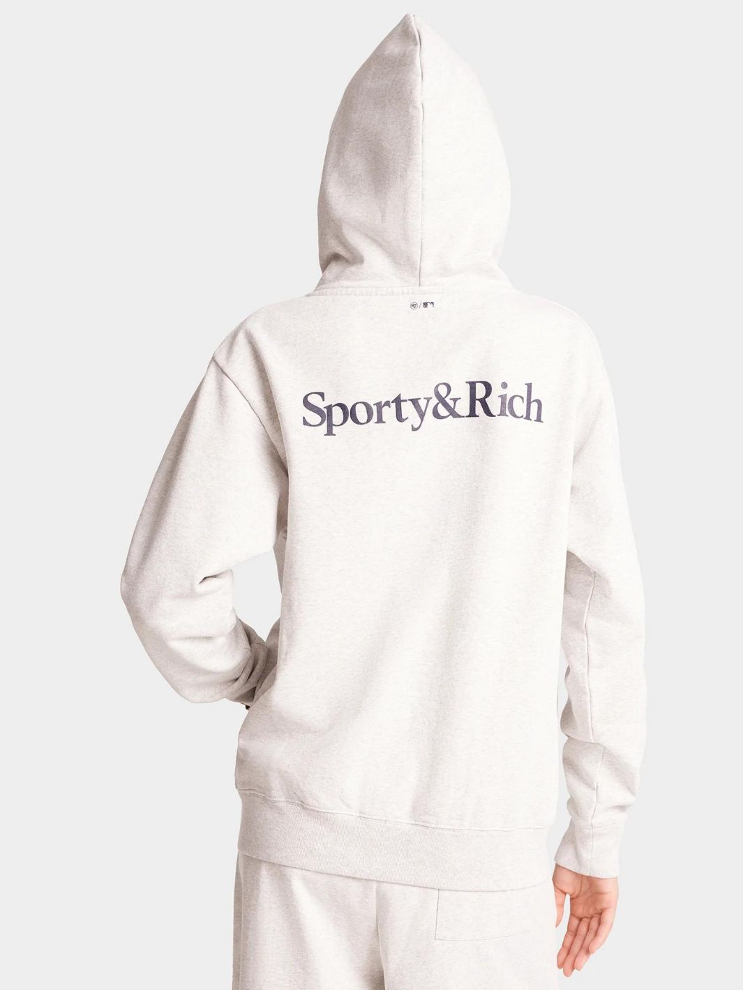 Sporty & Rich Sweaters Hettejakke | Yankees Serif Zip Hoodie