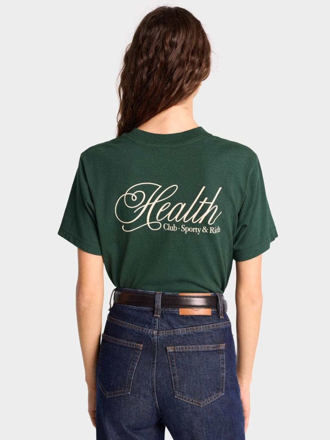 Sporty & Rich Tees & Longsleeves T-Skjorte | Health Script T-Shirt Forest