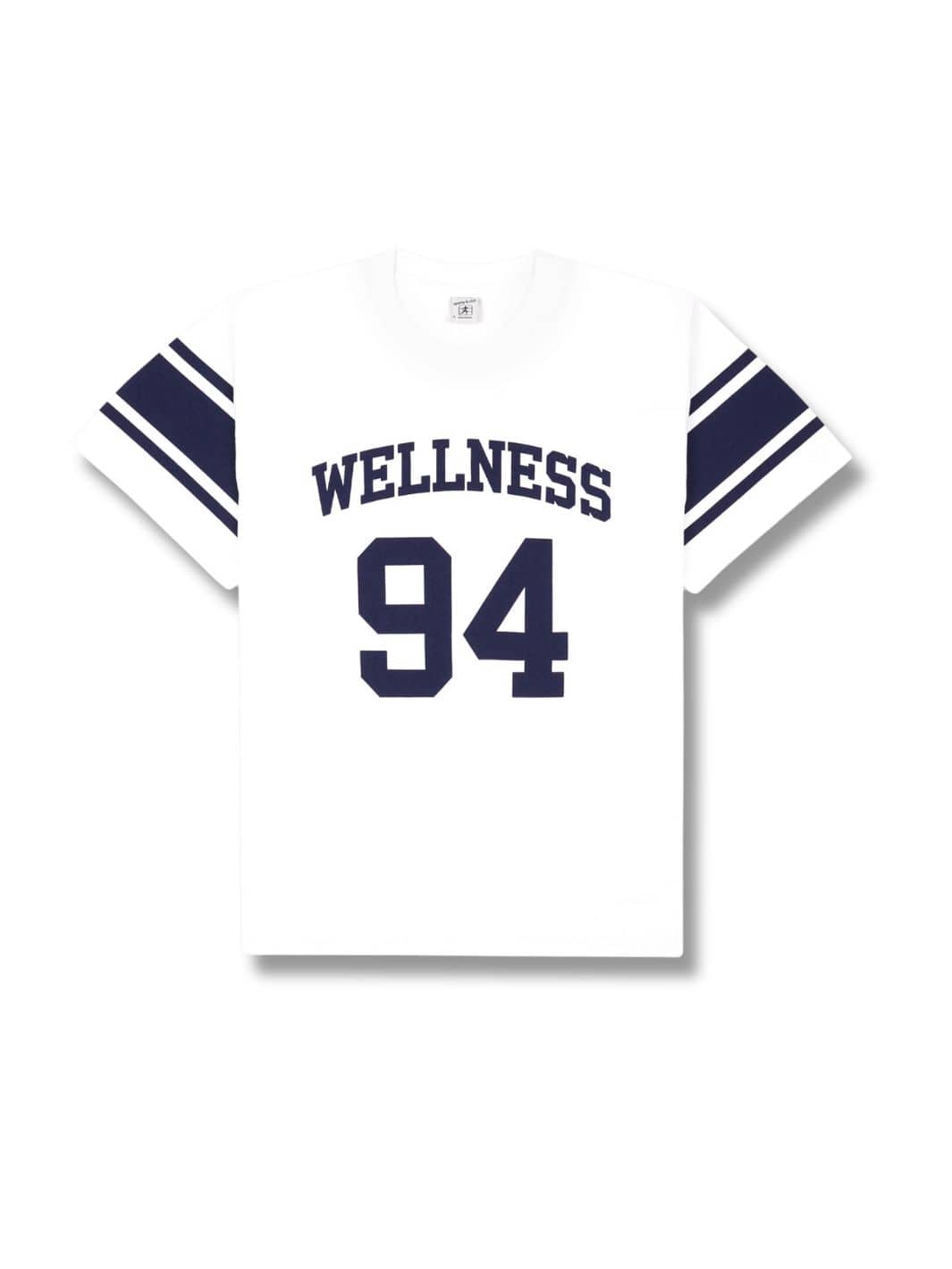 Sporty & Rich Tees & Longsleeves T-Skjorte | Wellness 94 Rugby Tee White/Navy