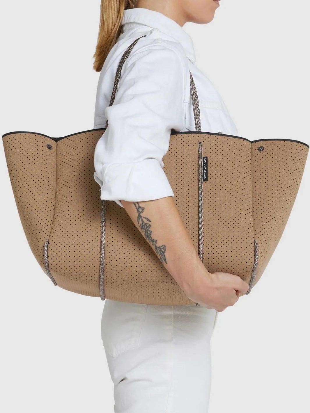 State of Escape Bags Tote Bag | Escape Tote Caramel