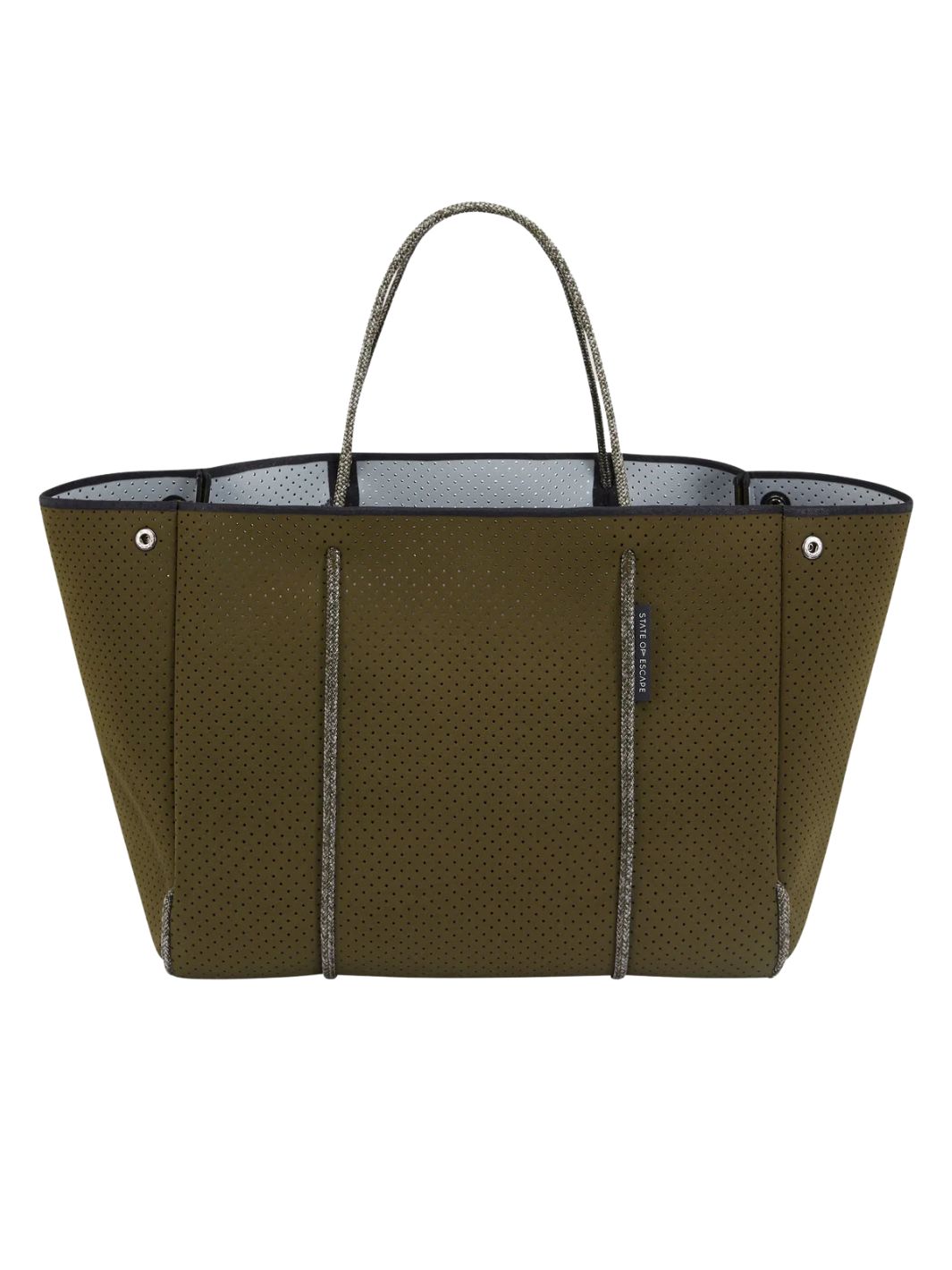 State of Escape Bags Tote Bag | Escape Tote Khaki/Grey (dual tone)