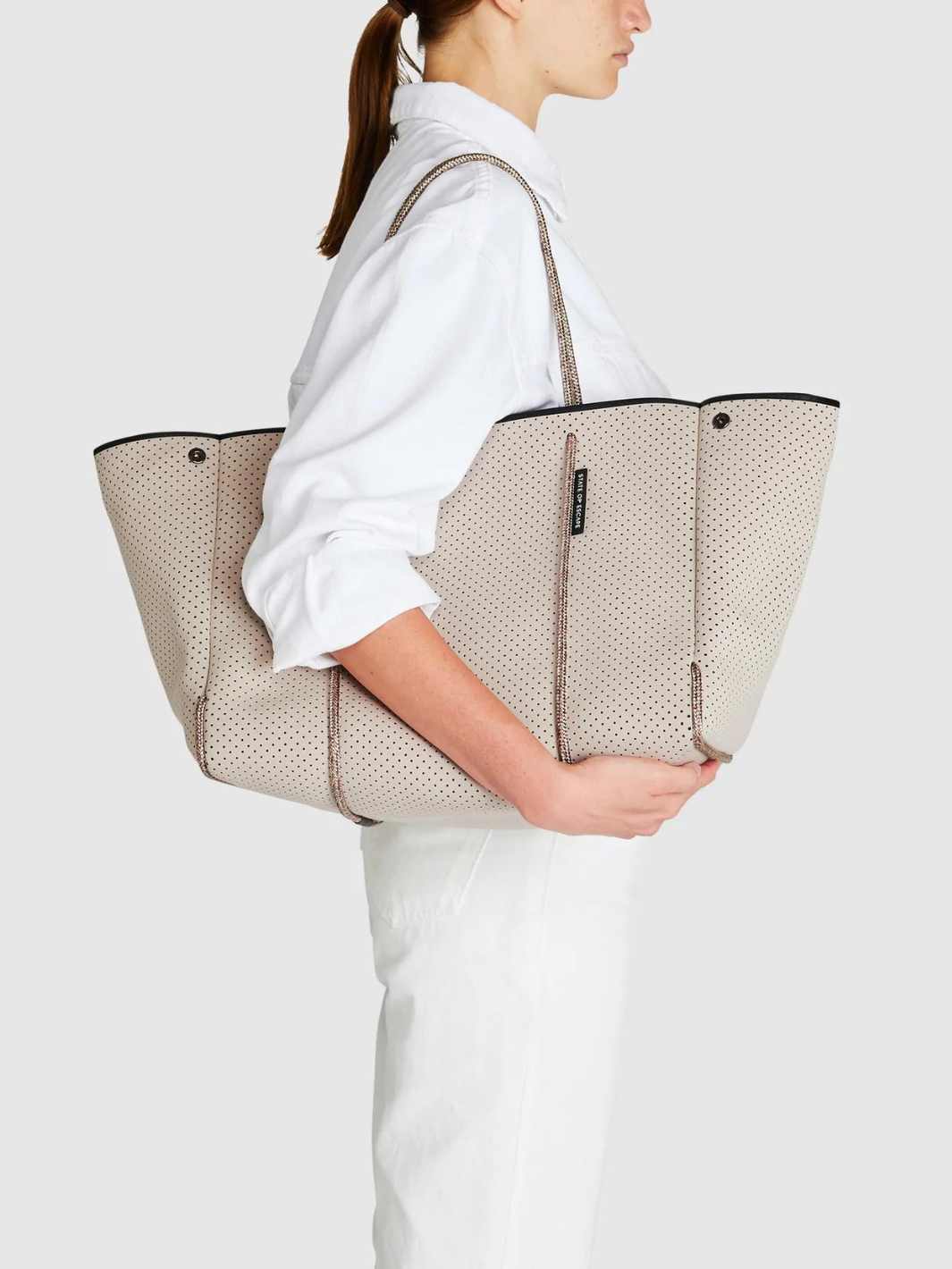 State of Escape Bags Tote Bag | Escape Tote Stone