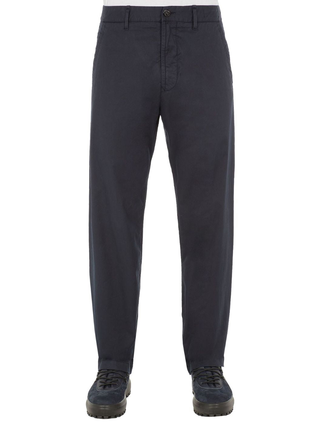 Stone Island Bukser Bukser | Stretch Cotton Chino Trousers Blue