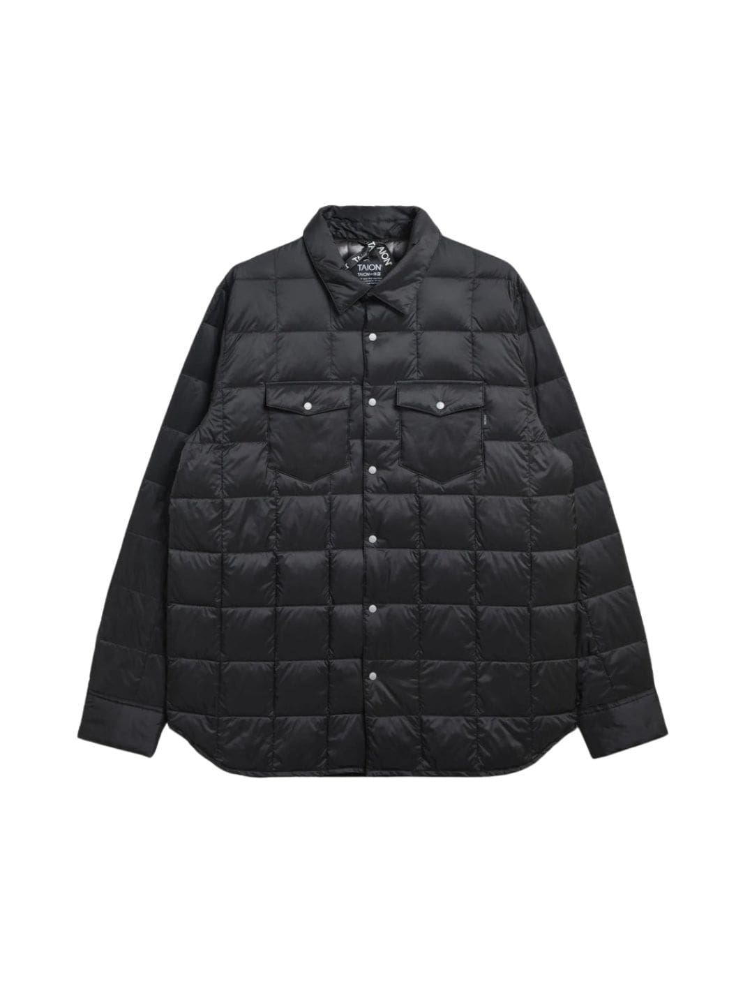 Taion Outerwear Jakke | W-Pocket Down Shirt Black