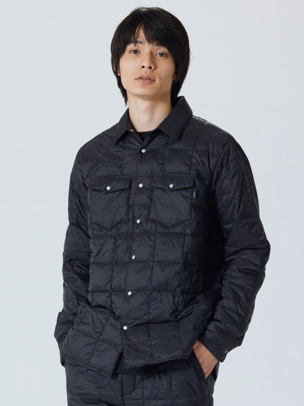 Taion Outerwear Jakke | W-Pocket Down Shirt Black