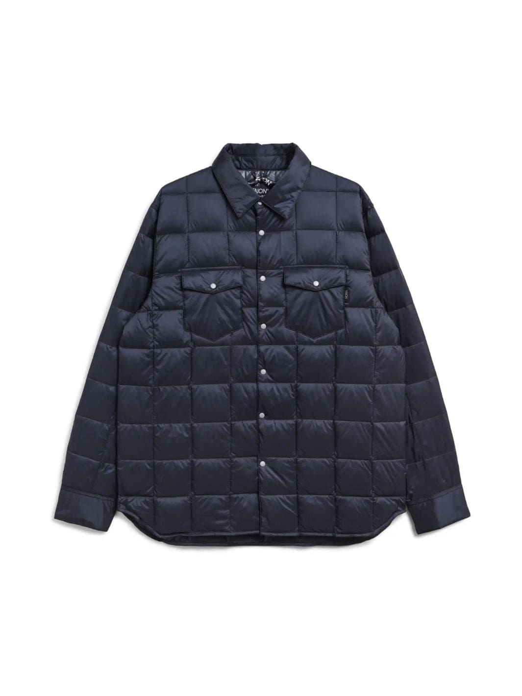 Taion Outerwear Jakke | W-Pocket Down Shirt Navy