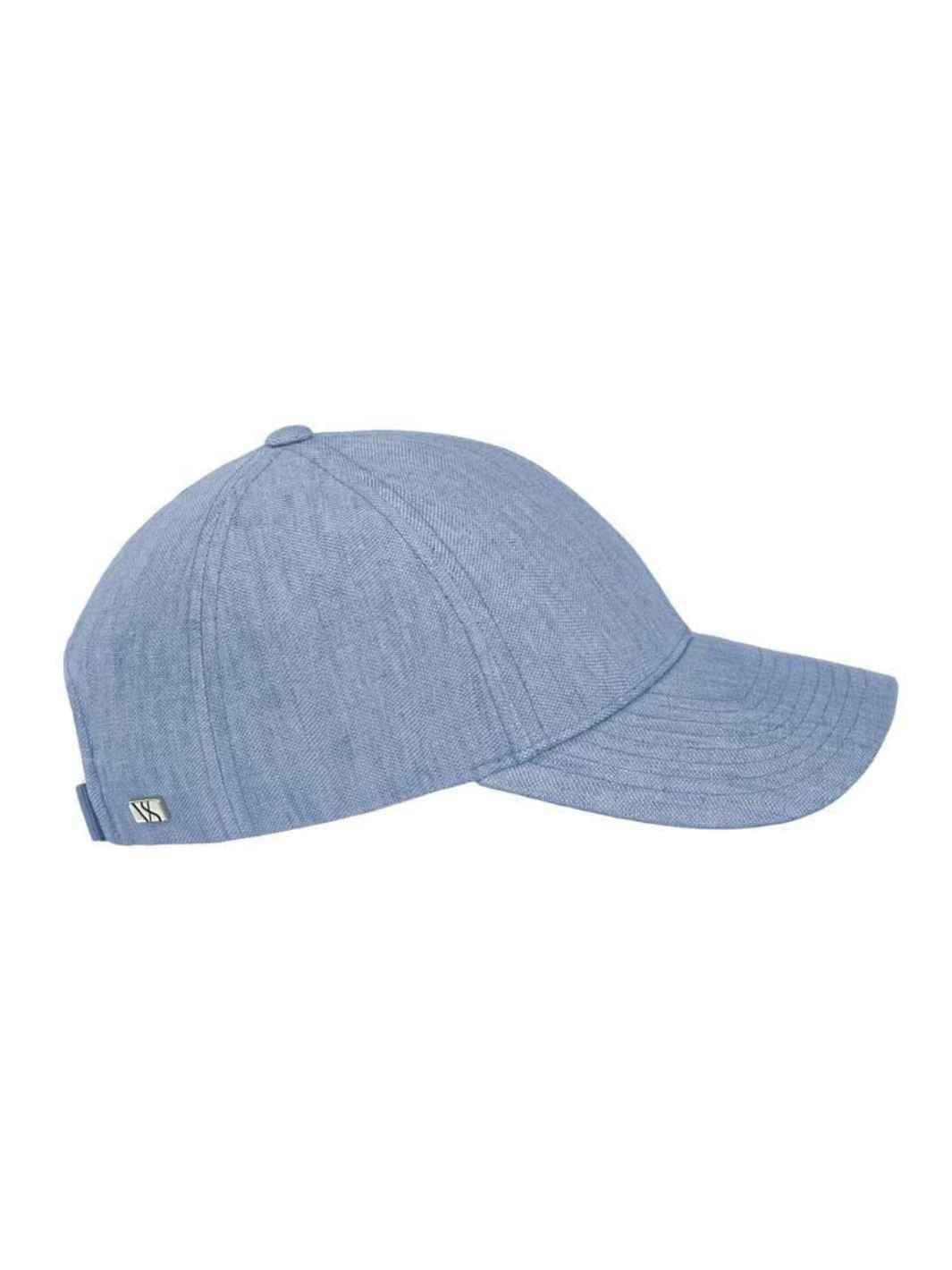 Varsity Headwear Accessories Cap | Azure Blue Linen