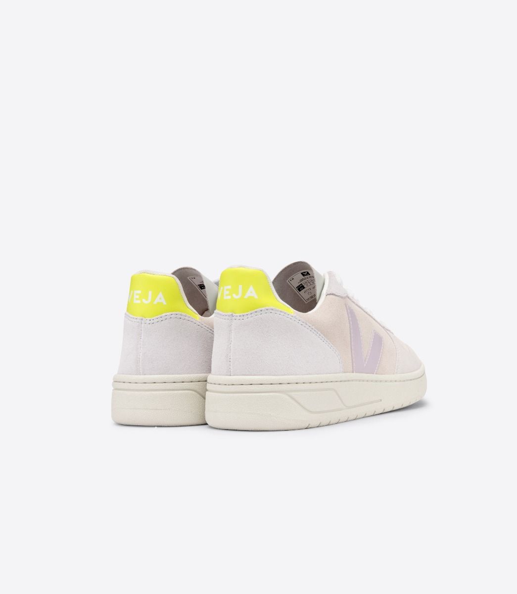 Veja Shoes Sneakers | V10 Suede Multico Sable Parme